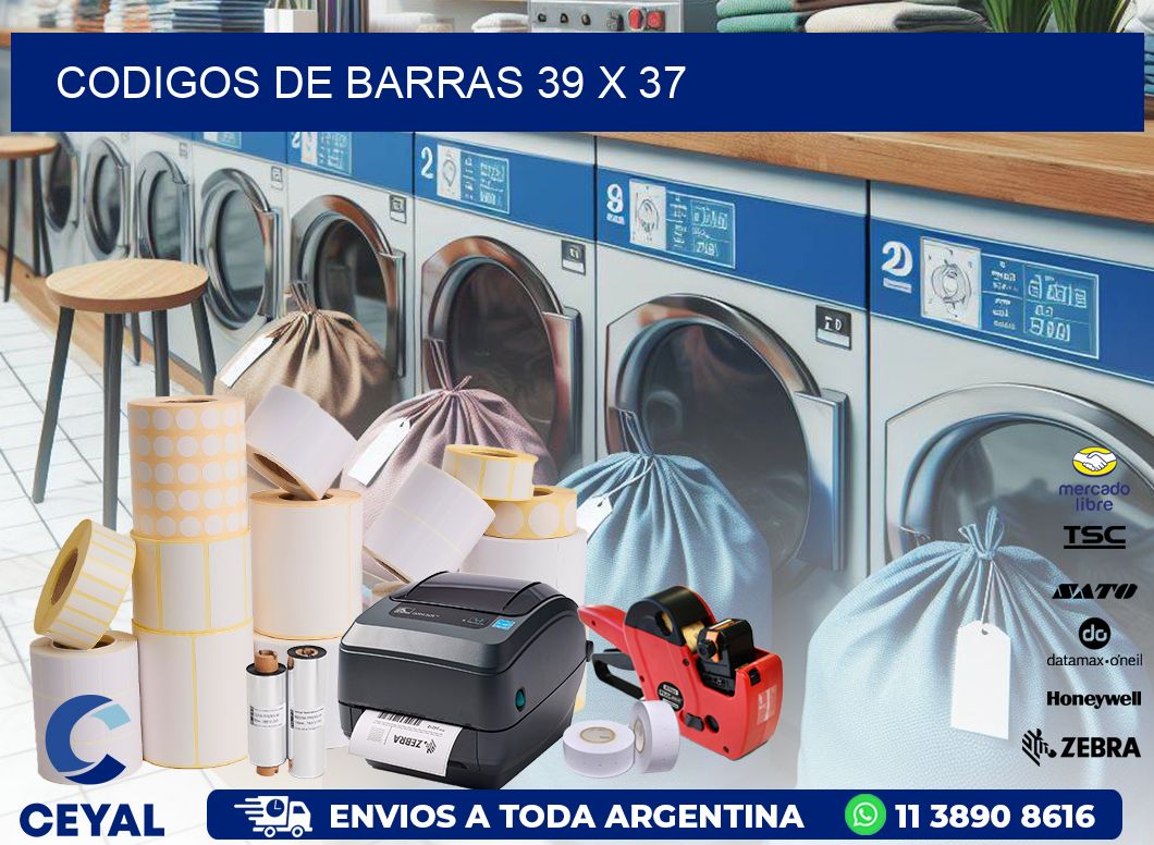 codigos de barras 39 x 37