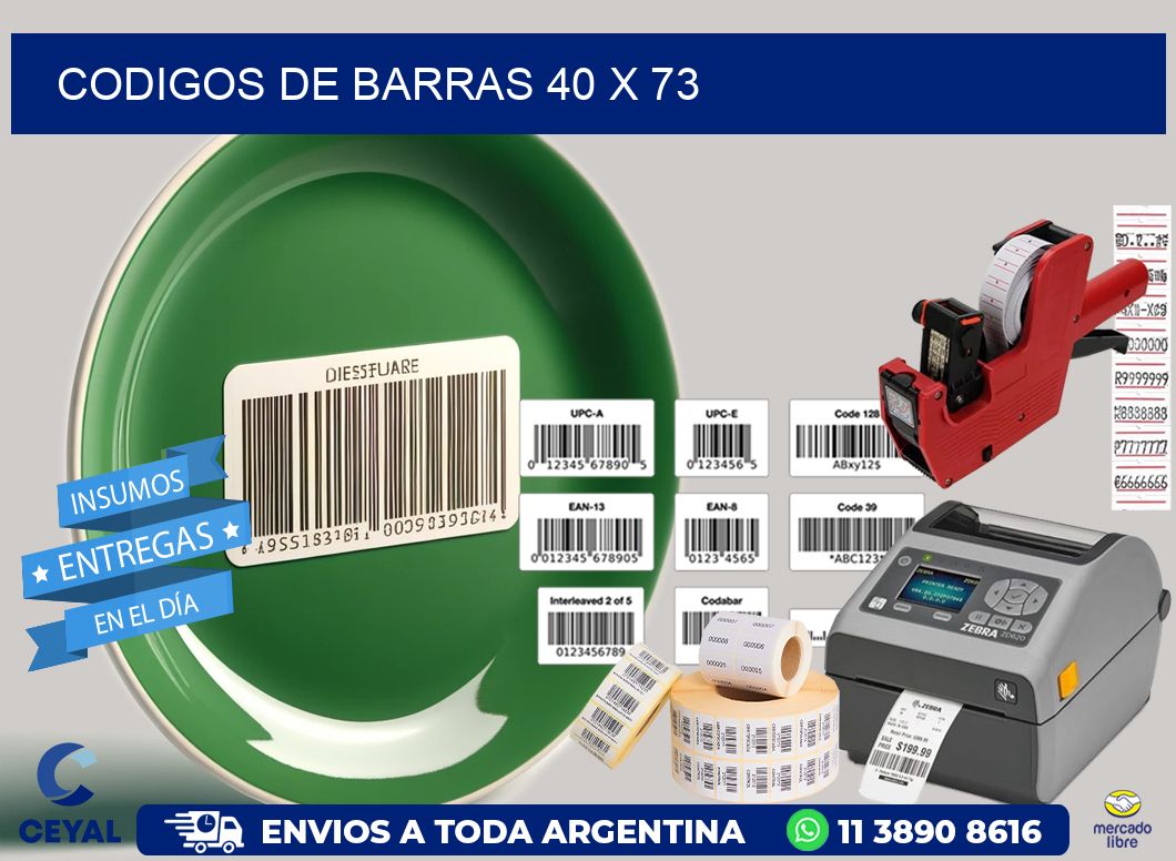 codigos de barras 40 x 73