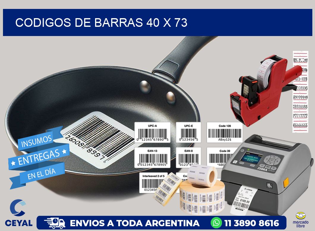 codigos de barras 40 x 73