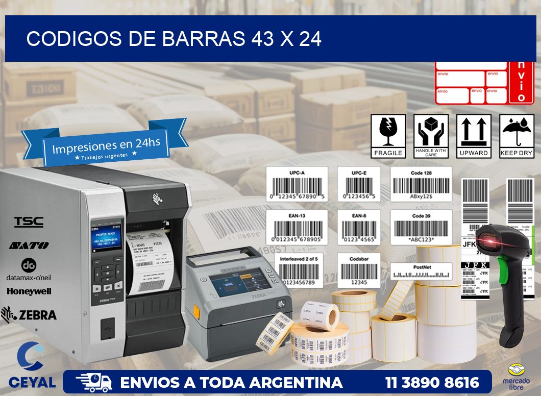 codigos de barras 43 x 24