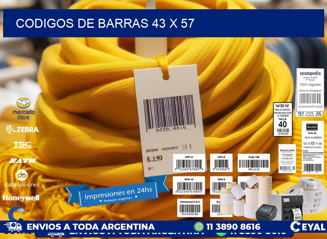 codigos de barras 43 x 57
