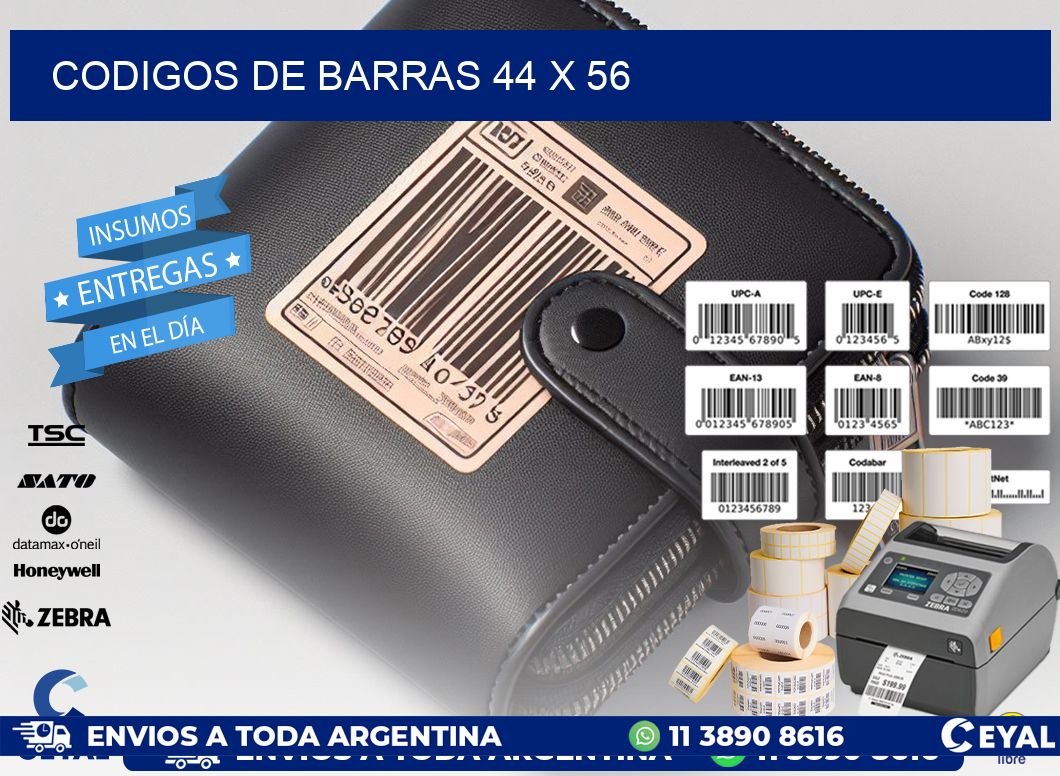 codigos de barras 44 x 56
