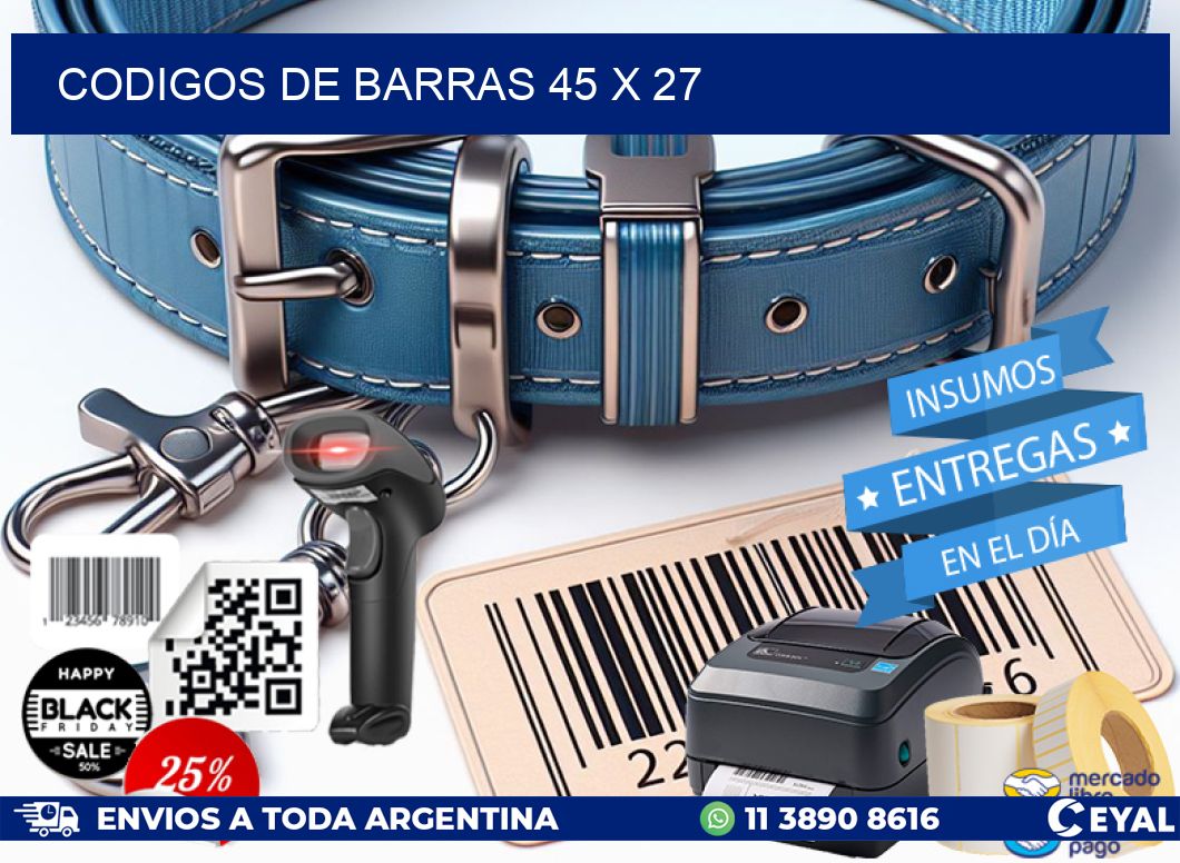 codigos de barras 45 x 27