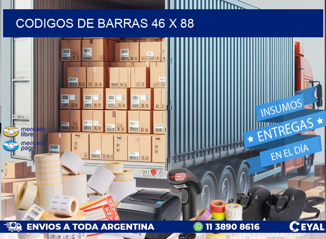 codigos de barras 46 x 88