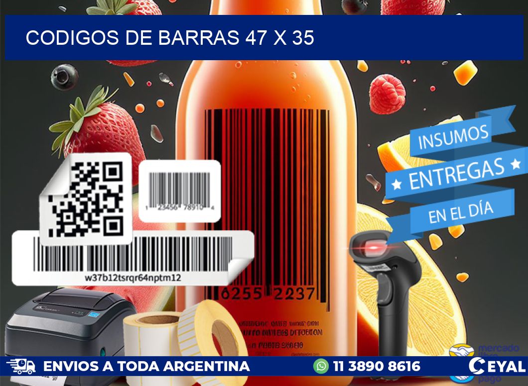codigos de barras 47 x 35