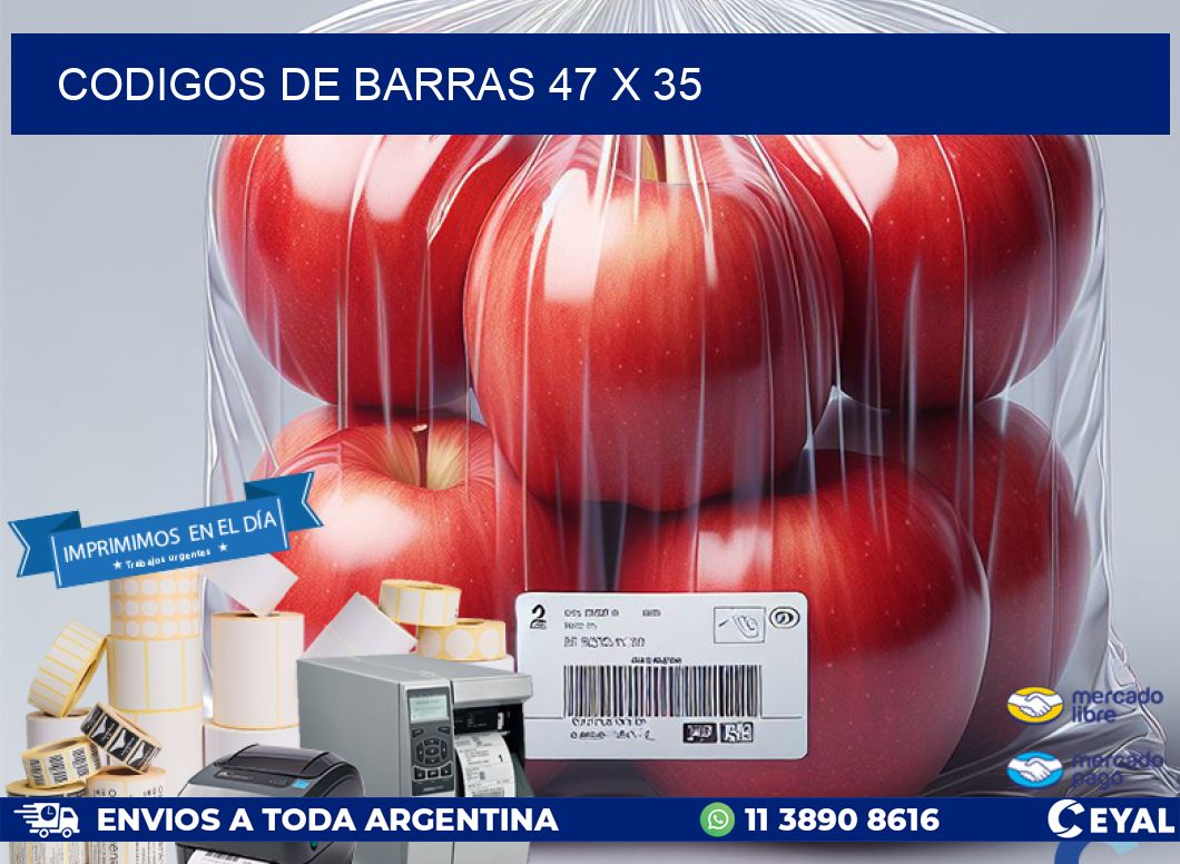 codigos de barras 47 x 35