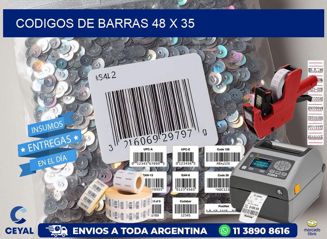 codigos de barras 48 x 35
