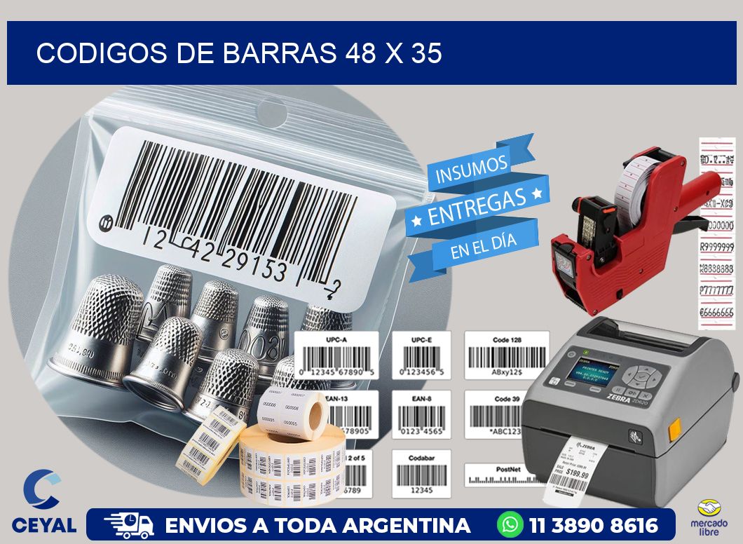 codigos de barras 48 x 35