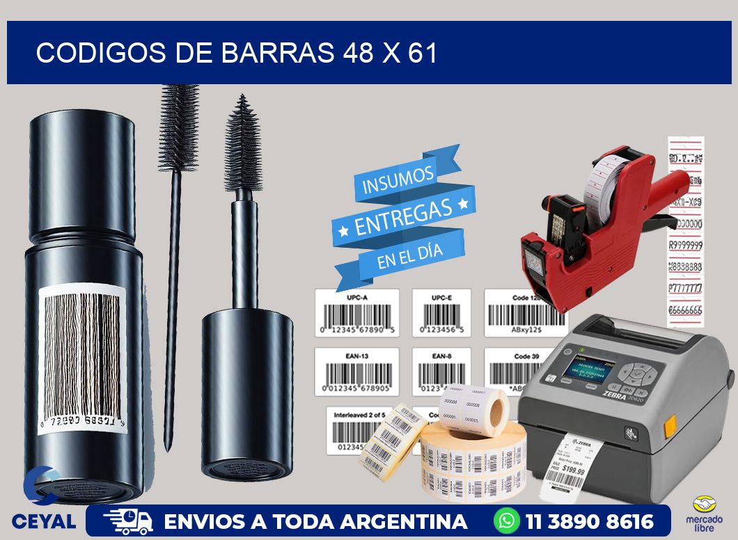 codigos de barras 48 x 61