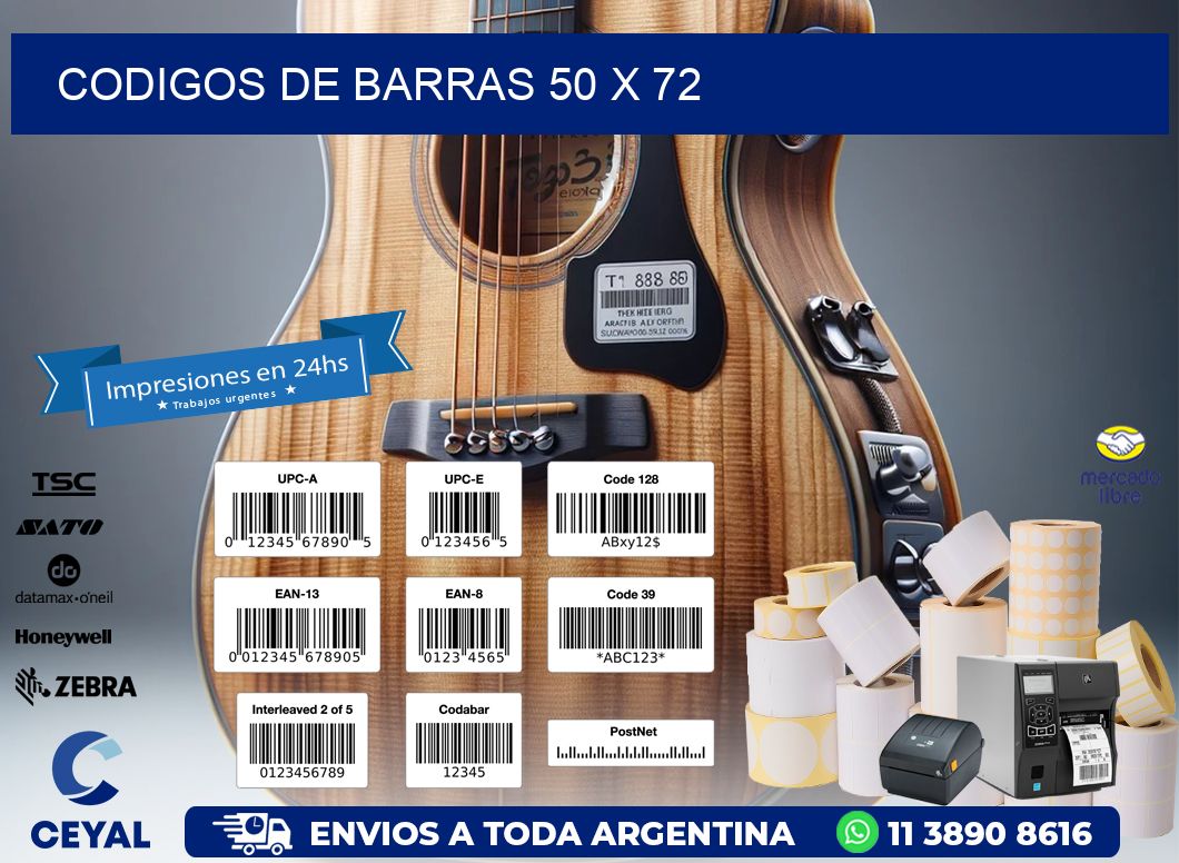 codigos de barras 50 x 72