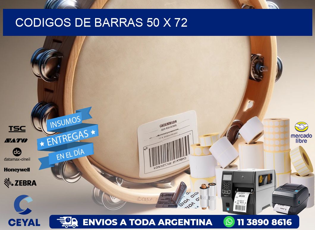 codigos de barras 50 x 72