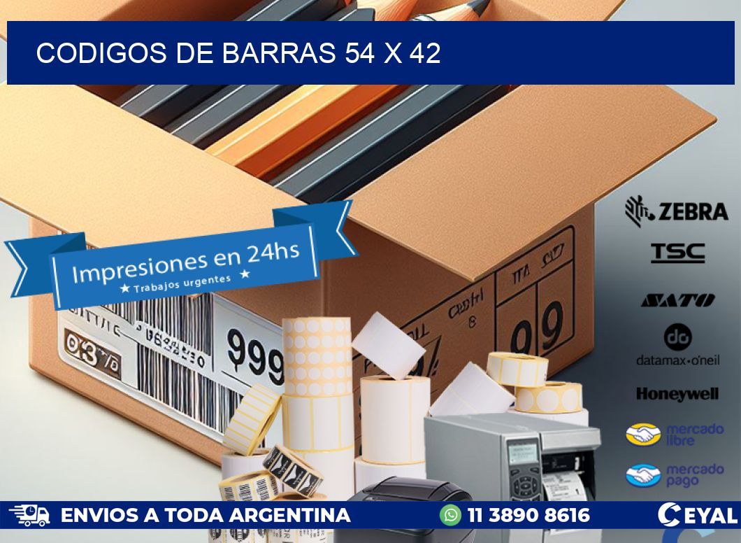 codigos de barras 54 x 42