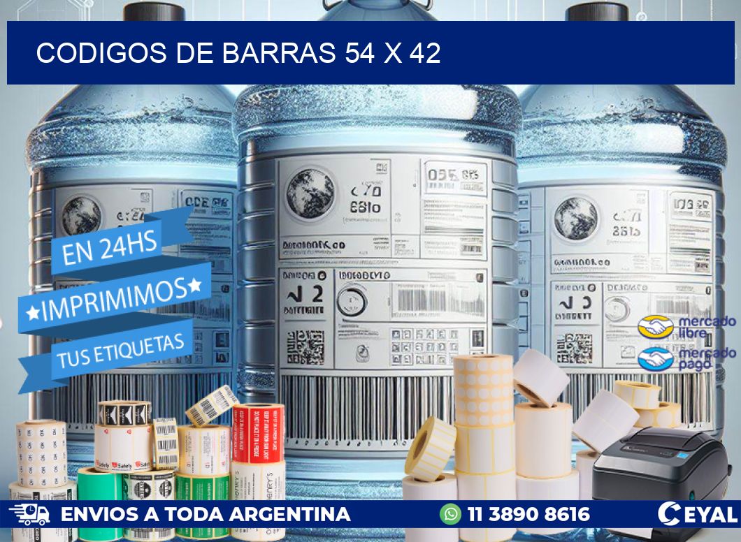 codigos de barras 54 x 42