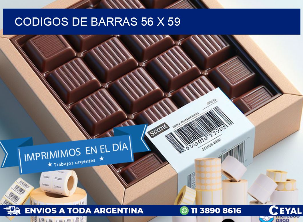 codigos de barras 56 x 59