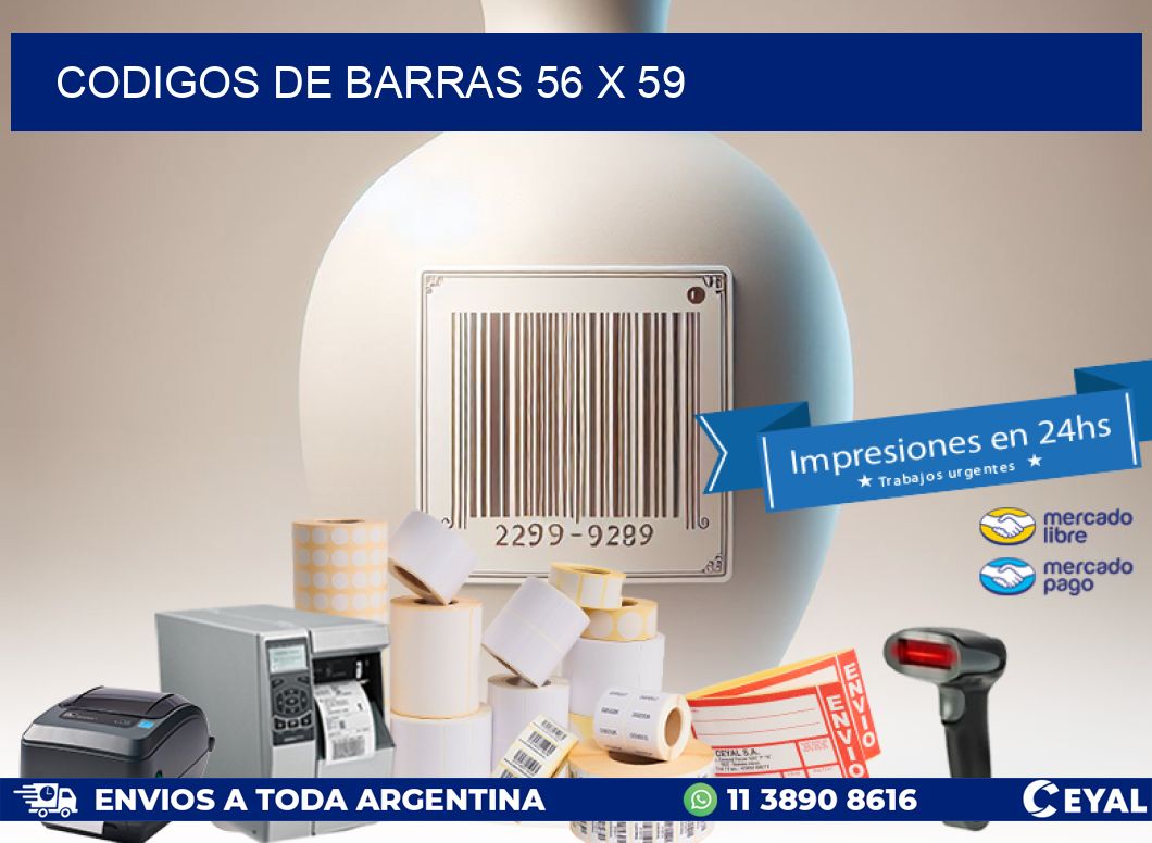 codigos de barras 56 x 59