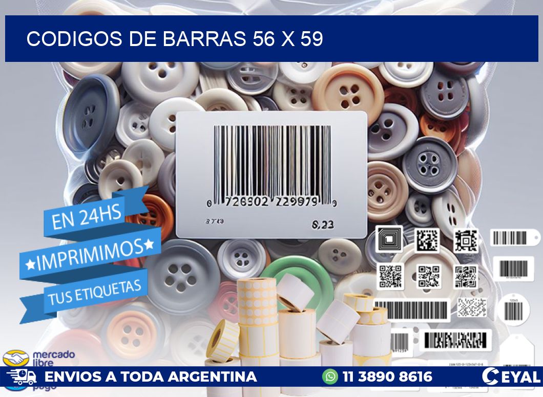 codigos de barras 56 x 59