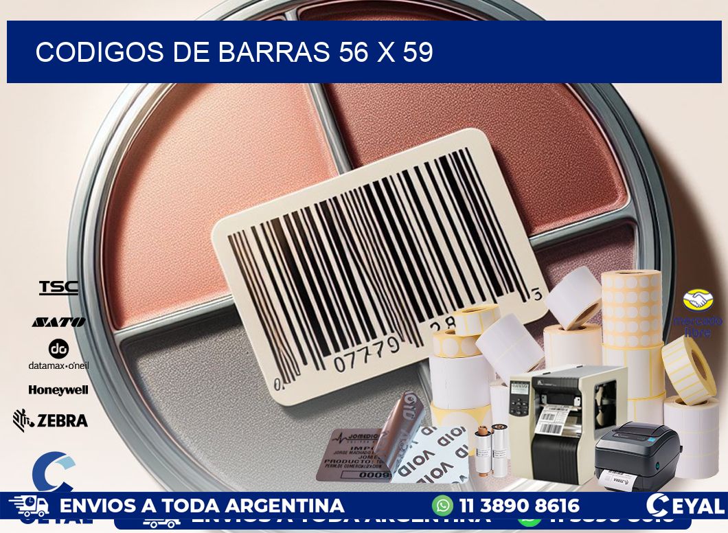 codigos de barras 56 x 59