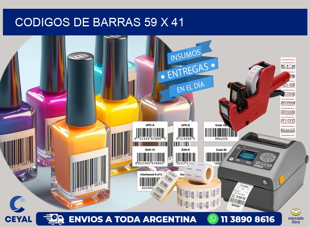 codigos de barras 59 x 41