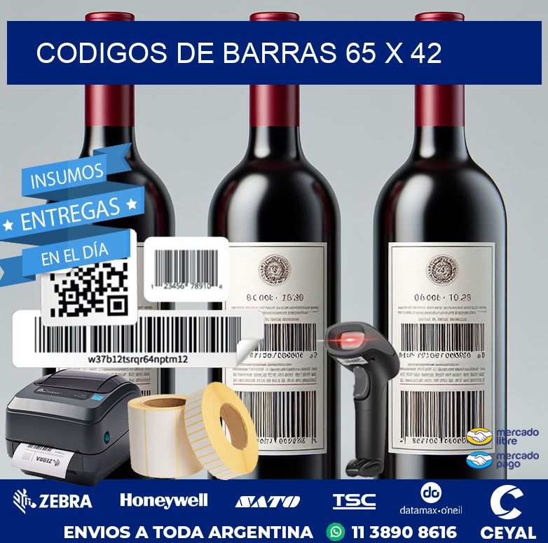 codigos de barras 65 x 42