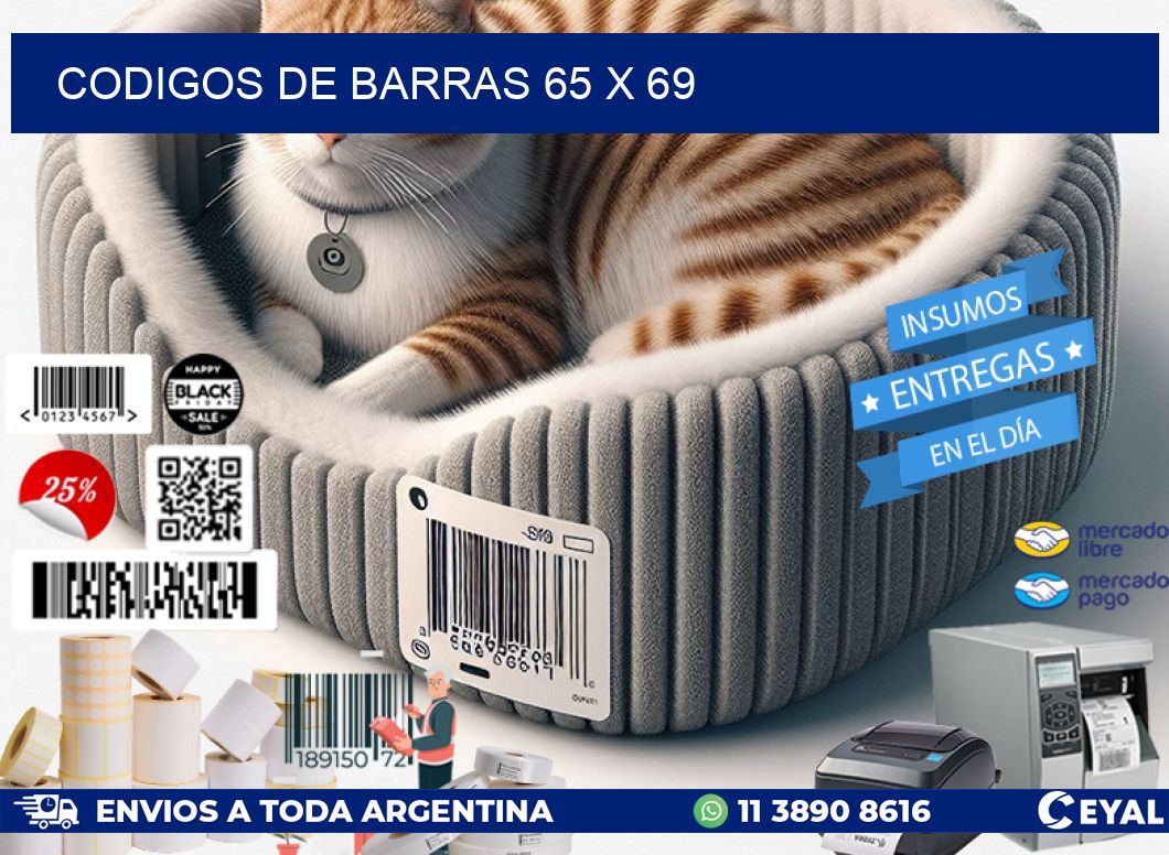 codigos de barras 65 x 69