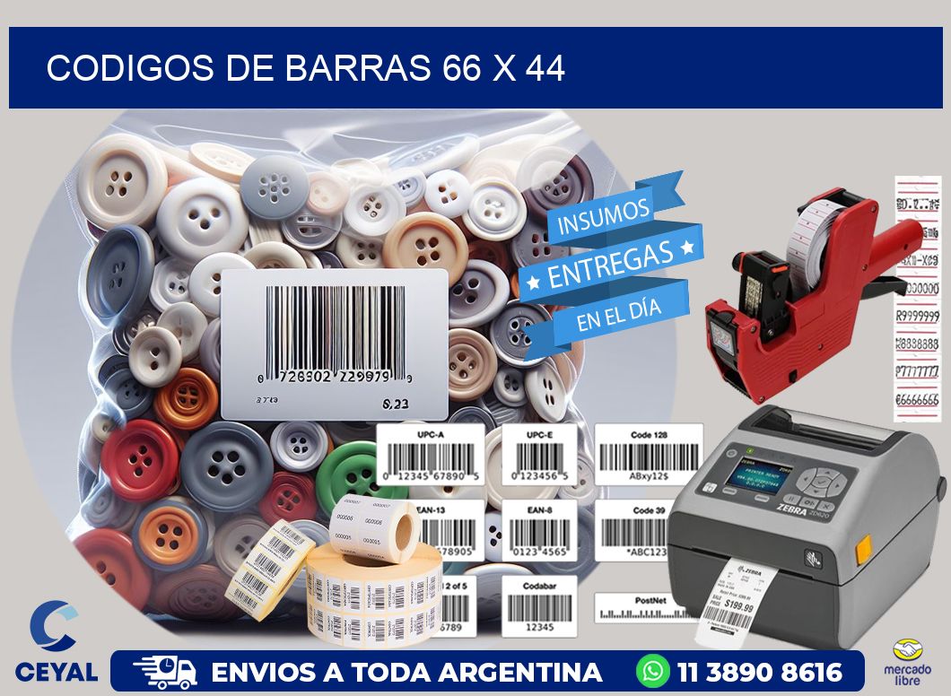 codigos de barras 66 x 44