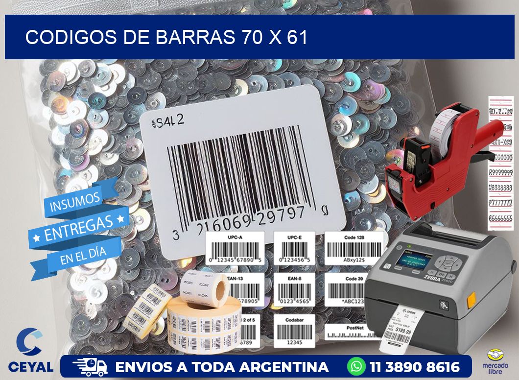 codigos de barras 70 x 61