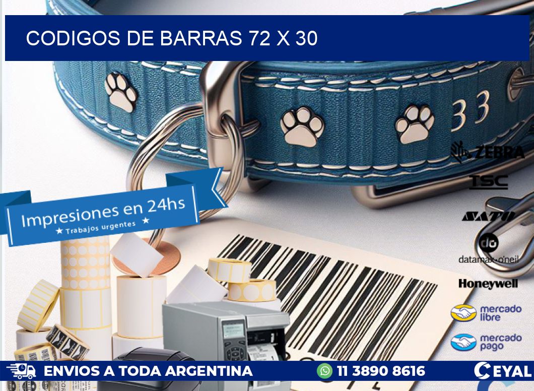 codigos de barras 72 x 30