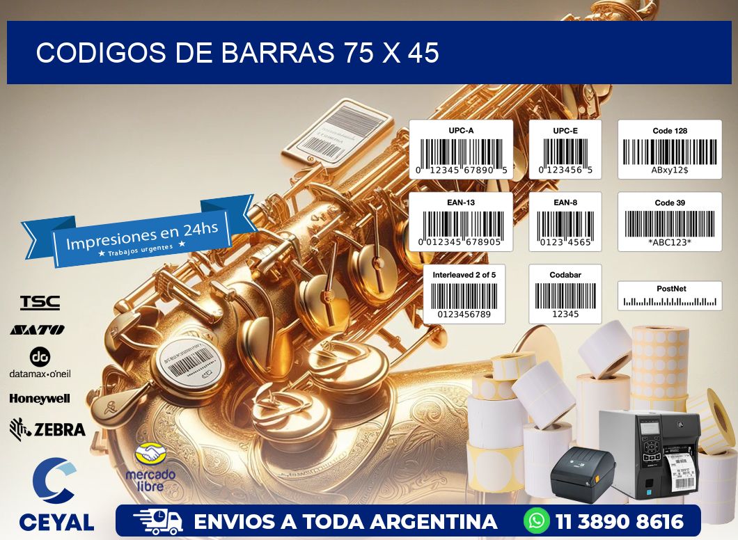 codigos de barras 75 x 45