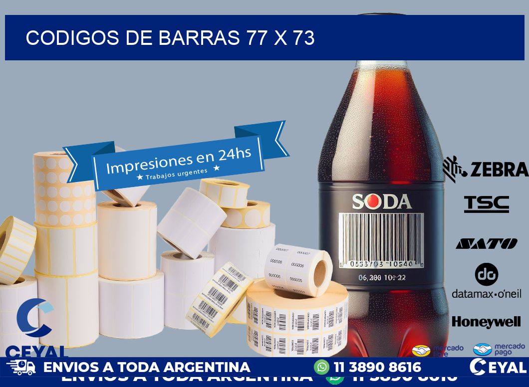 codigos de barras 77 x 73