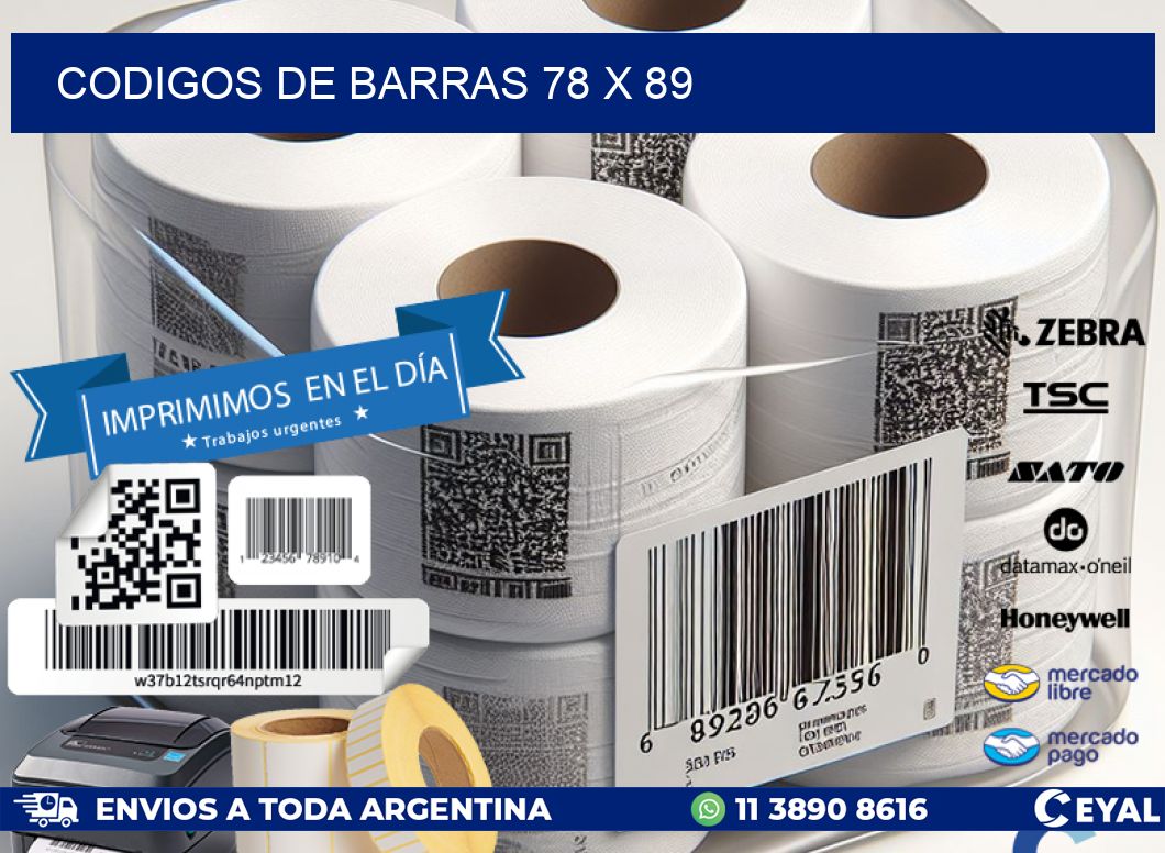 codigos de barras 78 x 89