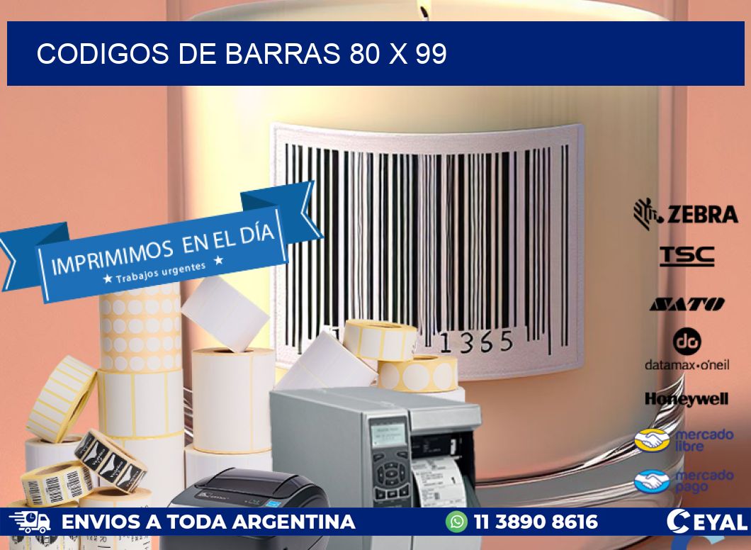 codigos de barras 80 x 99