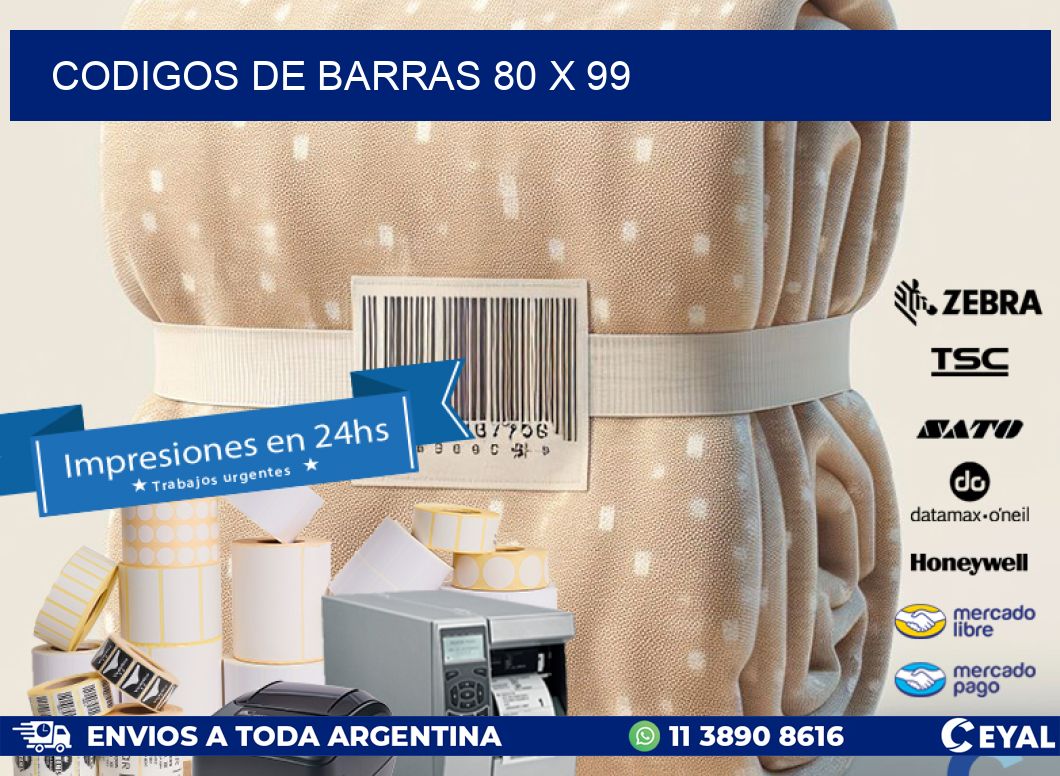 codigos de barras 80 x 99