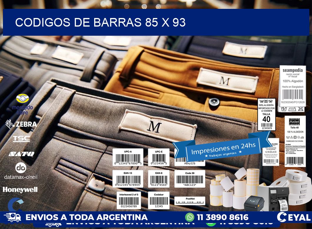 codigos de barras 85 x 93