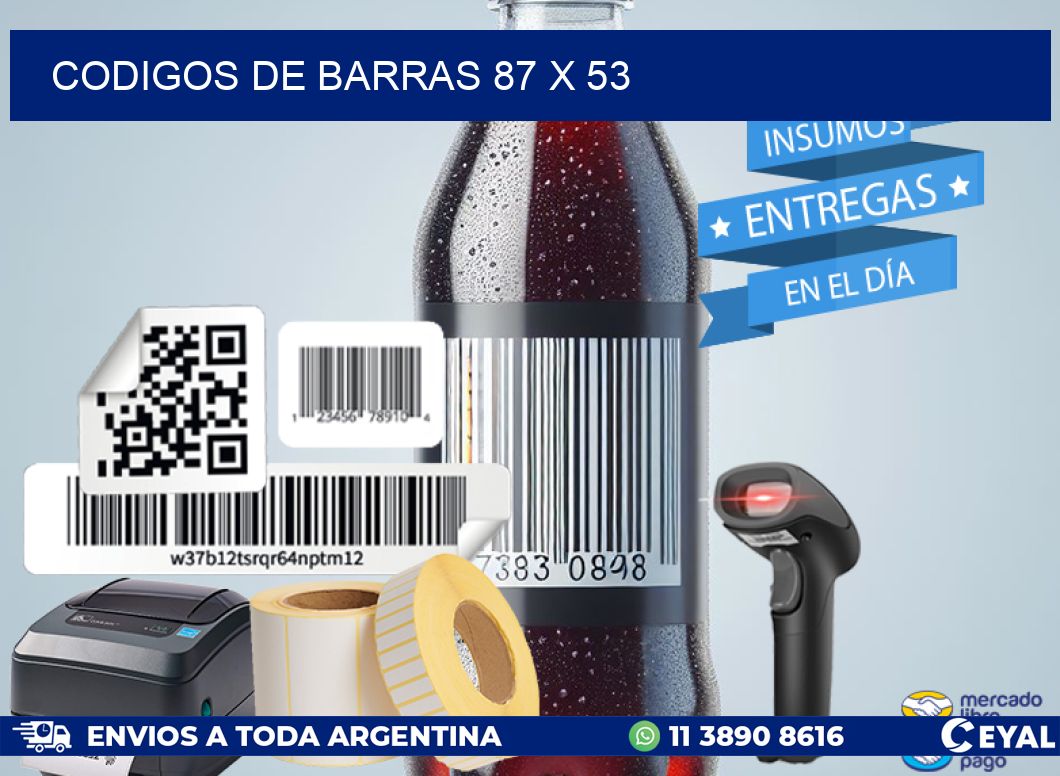 codigos de barras 87 x 53