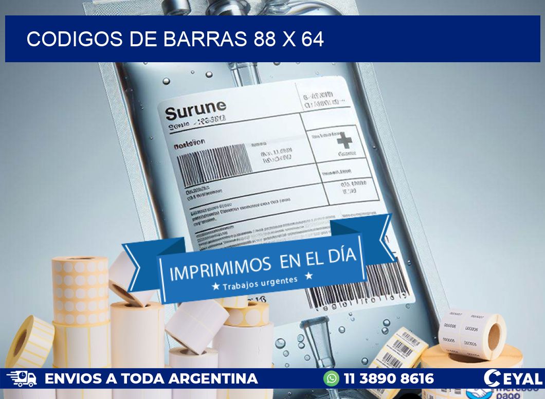 codigos de barras 88 x 64