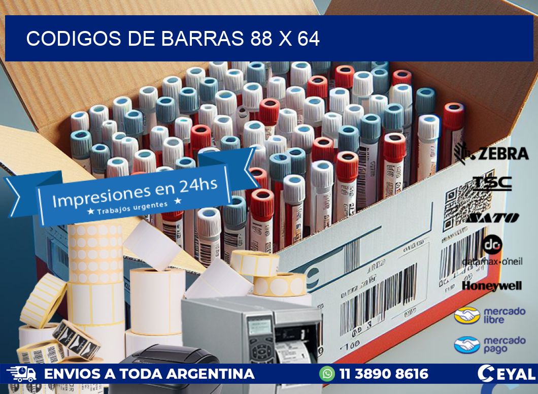 codigos de barras 88 x 64