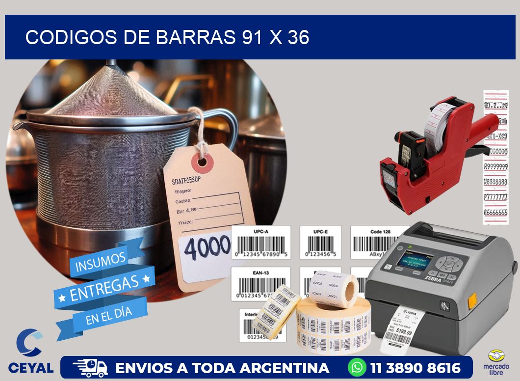 codigos de barras 91 x 36