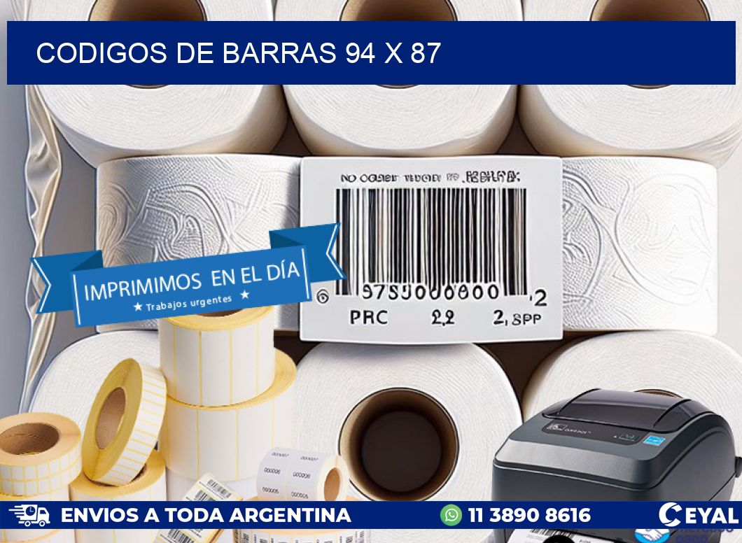 codigos de barras 94 x 87