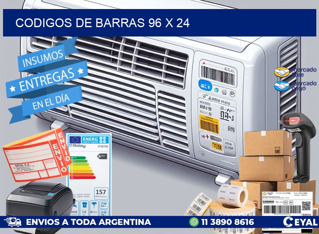 codigos de barras 96 x 24