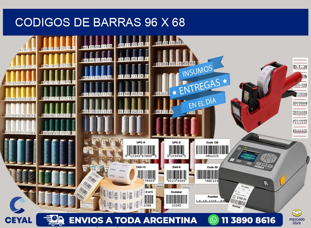 codigos de barras 96 x 68