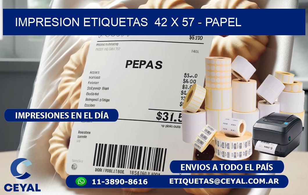 impresion etiquetas  42 x 57 – papel