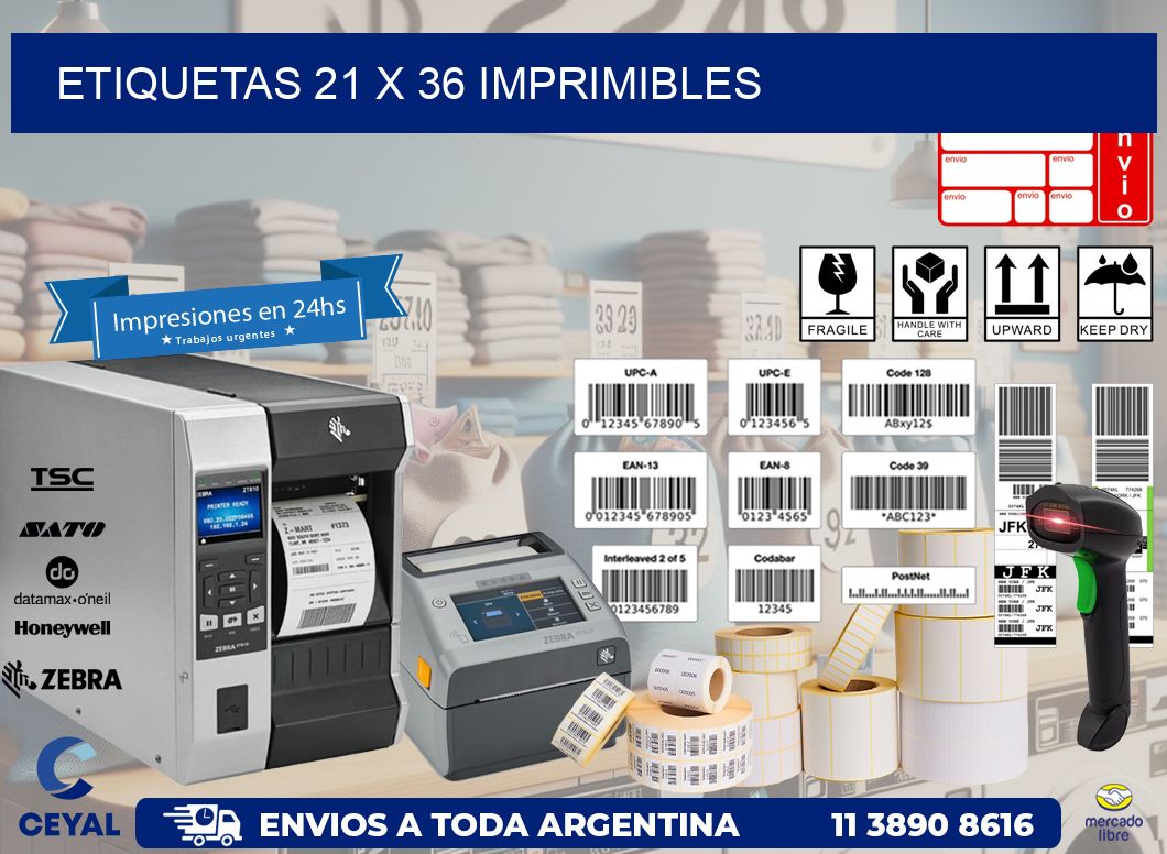 ETIQUETAS 21 x 36 IMPRIMIBLES