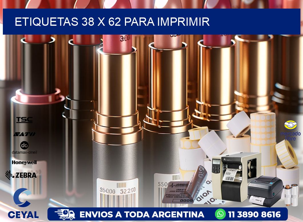 ETIQUETAS 38 x 62 PARA IMPRIMIR