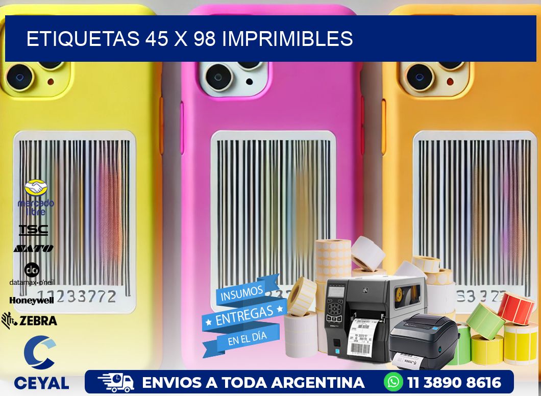 ETIQUETAS 45 x 98 IMPRIMIBLES