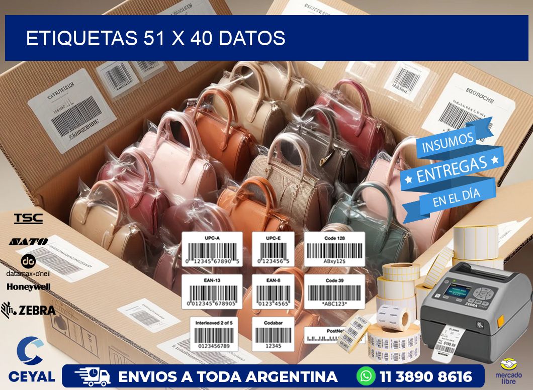 ETIQUETAS 51 x 40 DATOS