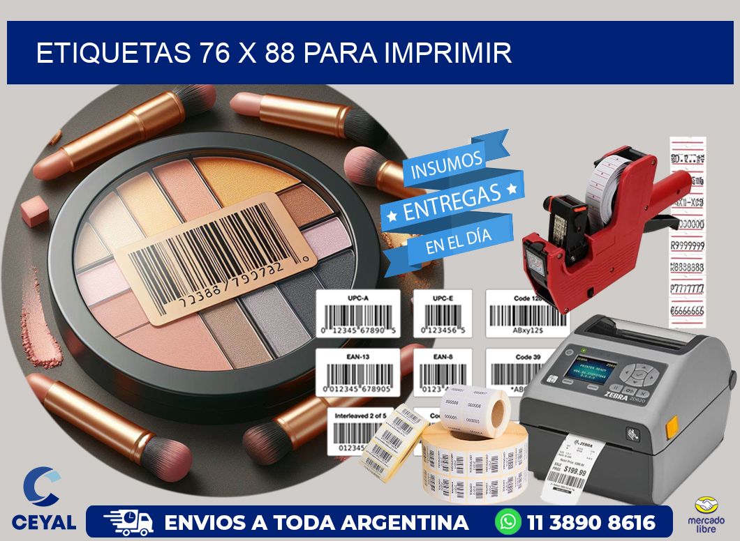 ETIQUETAS 76 x 88 PARA IMPRIMIR