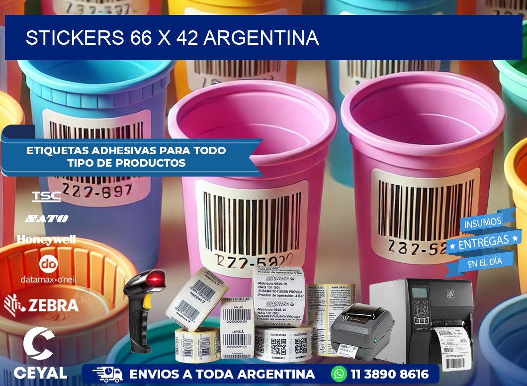 STICKERS 66 x 42 ARGENTINA