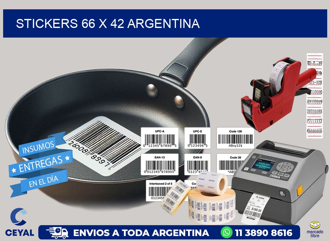 STICKERS 66 x 42 ARGENTINA