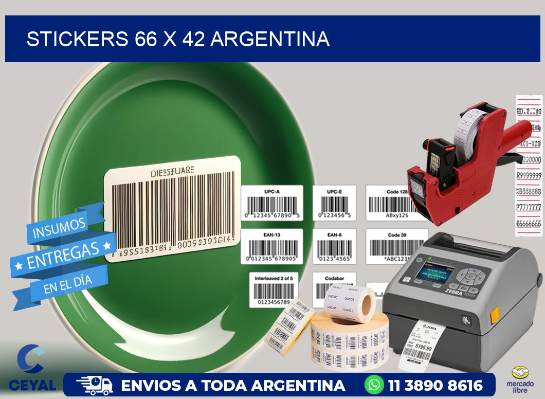 STICKERS 66 x 42 ARGENTINA