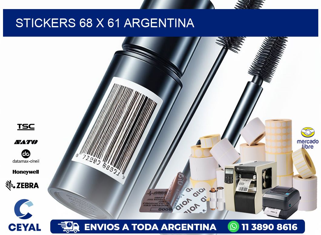 STICKERS 68 x 61 ARGENTINA